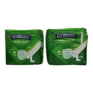 FitRight - OptiFit Briefs (40ct) - Large Adult Incontinence Care